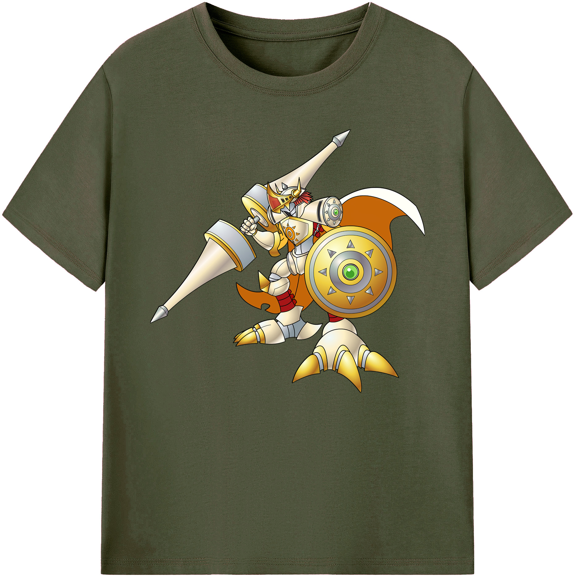 （画像用） Digimon デジタルモンスター/デジモン 綿100％ メンズ半袖Tシャツ｜肌触りやわらか＆通気性